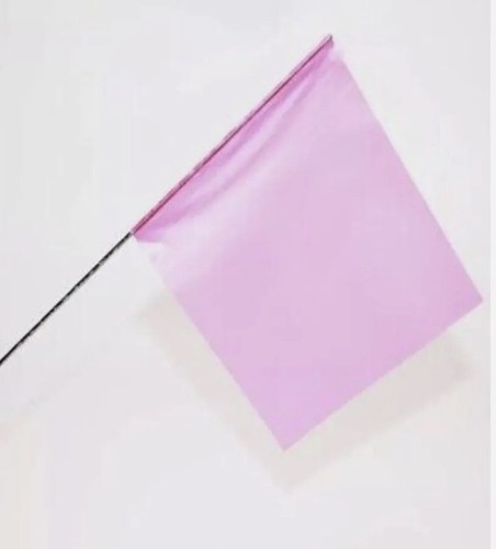 Waterproof pink flags - waterproof,