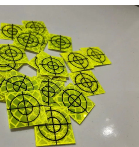 Yellow retro survey targets - survey,